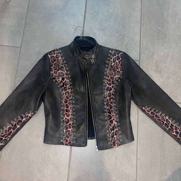 I AM GIA black leather jacket - Picture 3 of 4